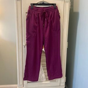 Wonder Wink Maroon wine women’s scrub pants 5129 Medium Petite MP